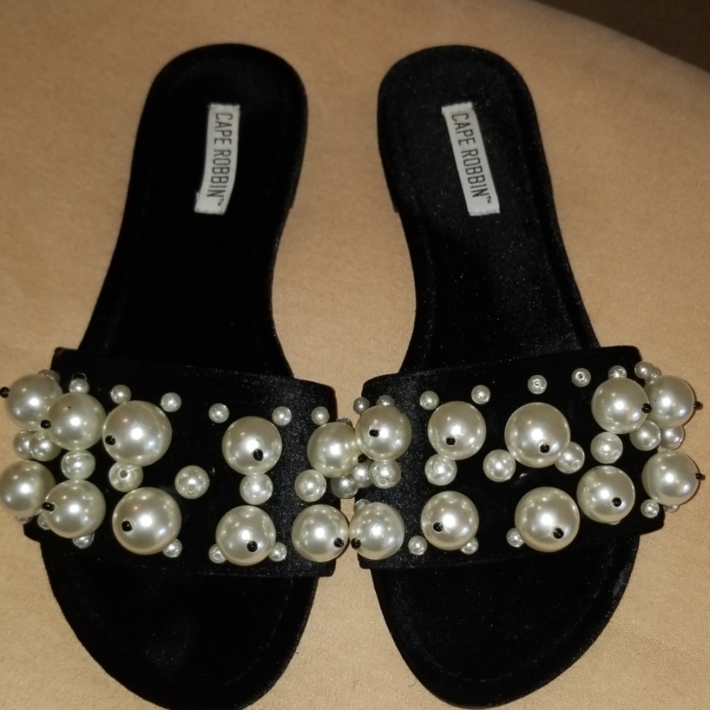 Velvet Sandals